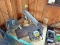 Radial Arm Saw, Bench Grinder, Mitre Saw & Plywood