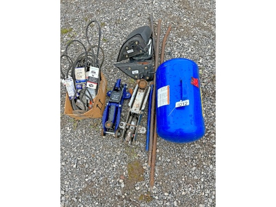 Air Pig, Floor Jacks, V-Belts, Etc.