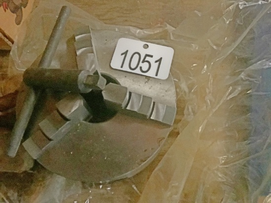 3 Jaw Chuck From Metal Lathe