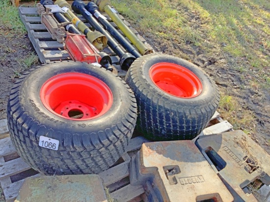 2 - 26x12-12 Tires on 5 Bolt Rims