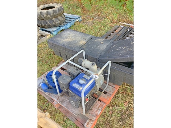Water Pump, Discharge Hose & Truck Toolbox