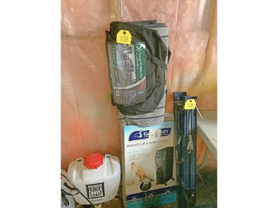 RV Patio Mat & Oil Heater