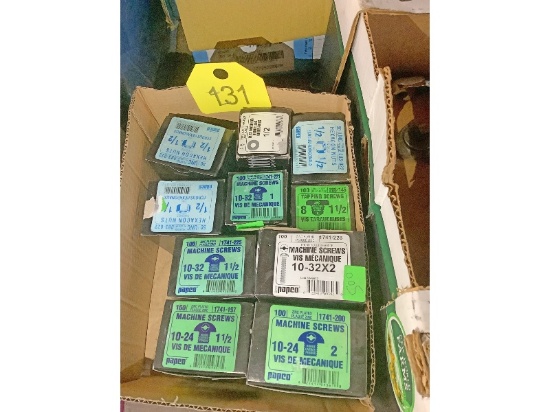 Box of New Fasteners