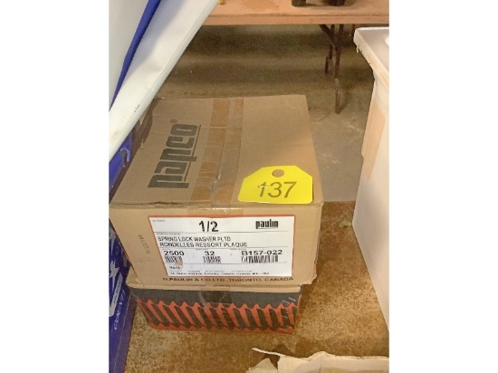 2 Boxes of 1/2" Spring Lock Washers