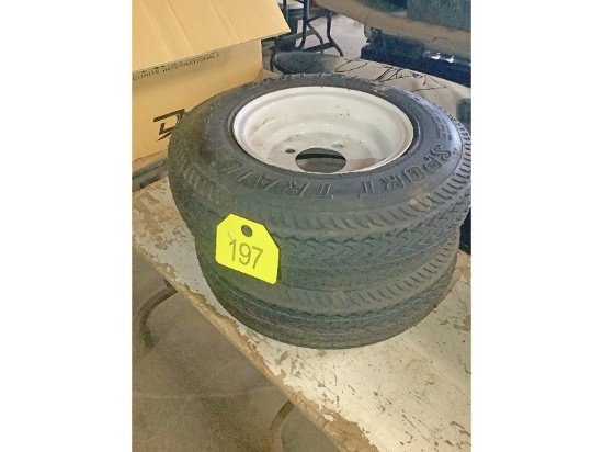 2-4.80/8 Tires on 4 Bolt Rims
