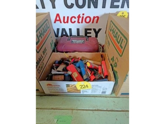 RC Batteries and Box of Parts