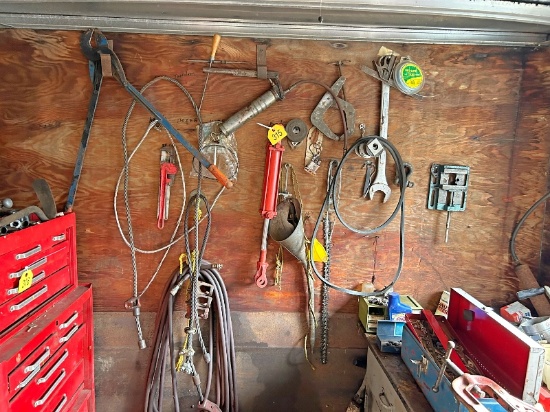 Tools Hanging on Wall