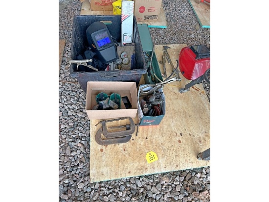 Auto Darkening Welding Mask, Welding Rods, Torches, Etc.