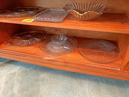 6 Crystal Platters