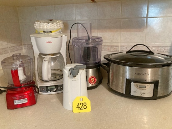 Coffee Maker, Crock Pot, Food Processor, Etc.