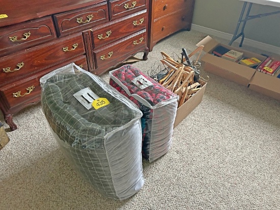2 Bed Sets & Coat Hangers