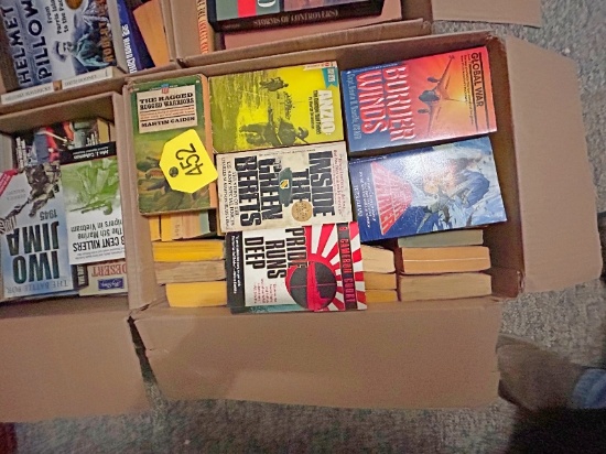 2 Boxes of War Books