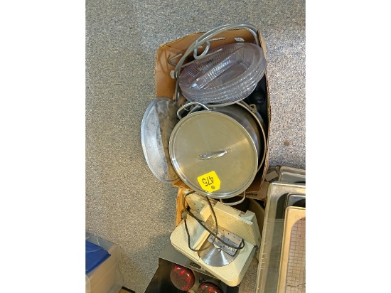 Meat Slicer & Stainless Steel Pots