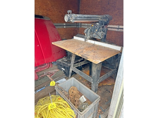 Radial Arm Saw, Come A Long & Chain Fall