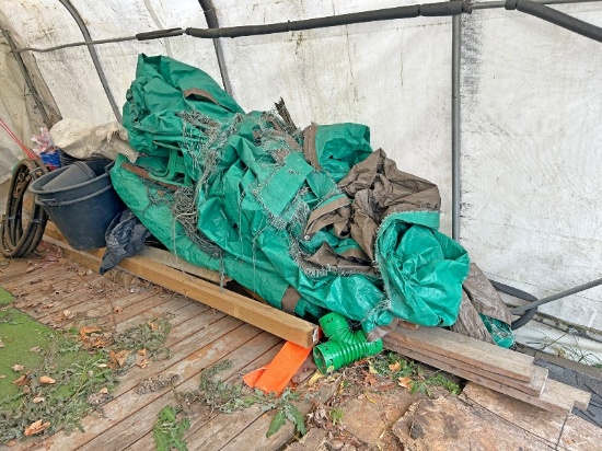 Contents of Tent Shelter - Everything Except Honda