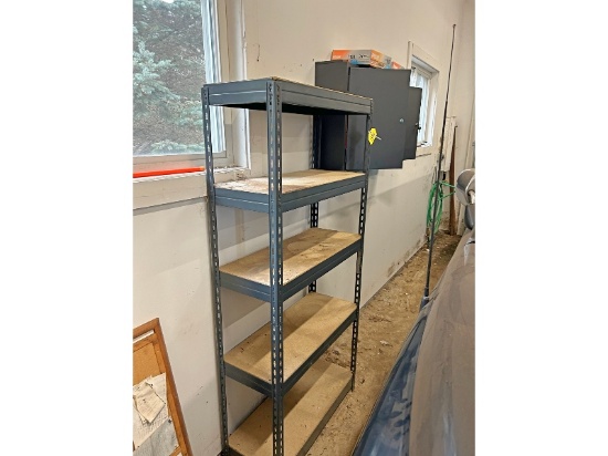 Locking Cabinet With Assorted Filters & Parts, Plus Shelf