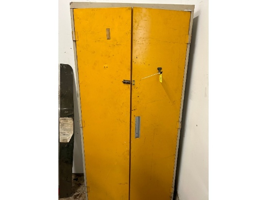 Steel Cabinet & Contents