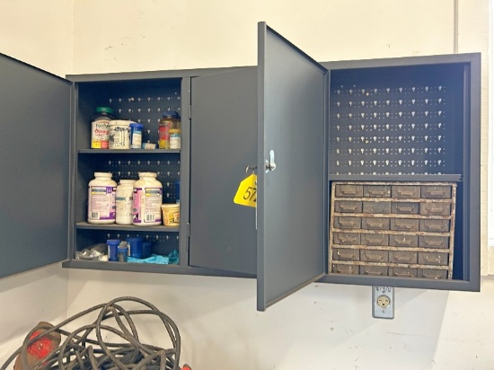Locking Cabinet & Contents