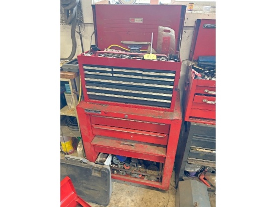 Craftsman 2 Tier Tool Chest & Contents
