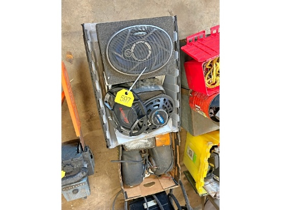 Assorted Speakers & Plow Lights