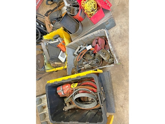 Wooden Toolbox, Rope, CB Radios, Stereos, Brake Line, Dolly Cart, Etc.