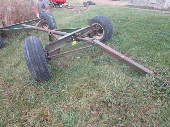Martin Running Gear with Floatation Tires - Broken Tie Rod