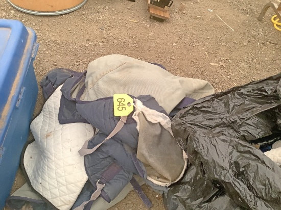 Lot of Horse Blankets, Saddle Pads, Etc.