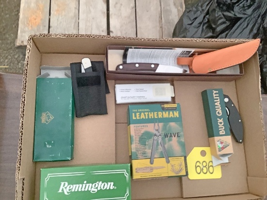 New Leatherman, Remington, Buck & Grahmann Knives