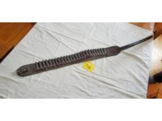Ammunition Belt, Leather
