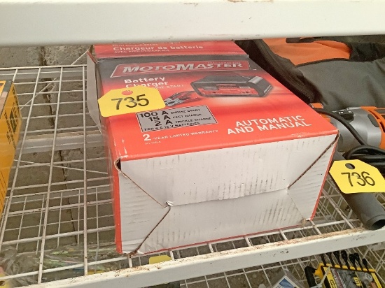 New Motomaster Battery Charger