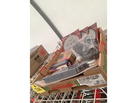Saw Blades, Storage Hooks, Etc.