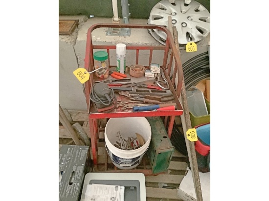 Torch Cart and Assorted Tools