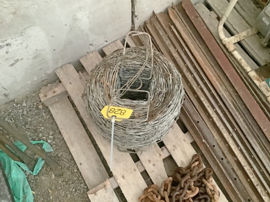 Part Roll of Barb Wire