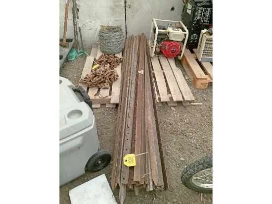 26 - 6' Brown Steel Stakes