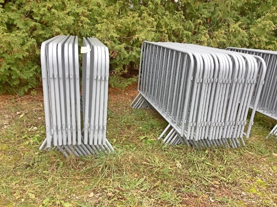 45 Pieces of Construction Site Fence