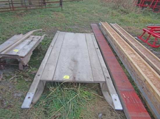 Wooden Ice Hut Sleigh