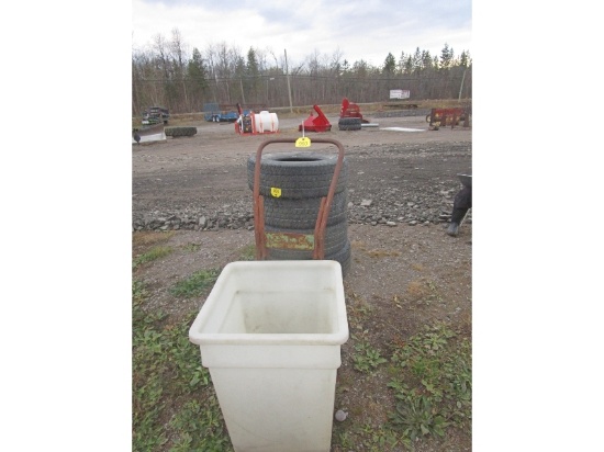 Dolly Cart and Poly Bin