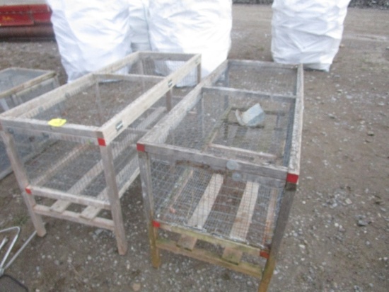 3 Small Stock Cages