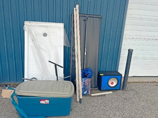 Tote, Plus Assorted Items
