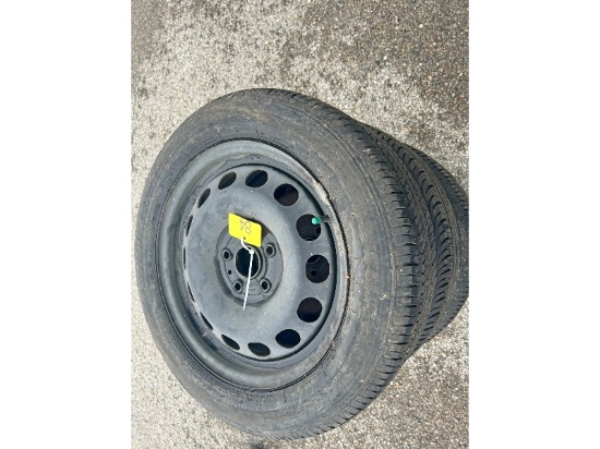 Set of 16" Bridgestone Tires with Rims