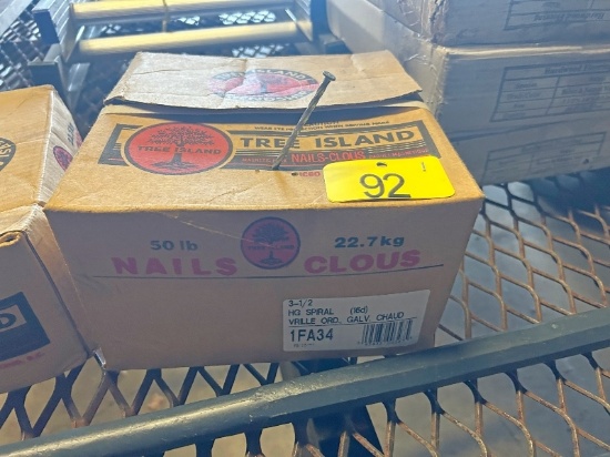 50lb Box of 3.5" Spiral Nails