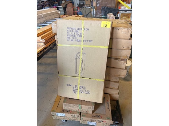 11 Prefinished American Oak Kitchen Cabinets