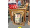 Framed Print and Bevelled Mirror
