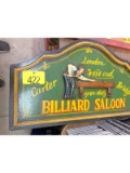 Billiards Wall Plaque