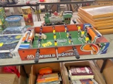 Soccer Game And Trains