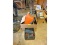 Scale, Fuel Can, Bottle Jack & Various Tools
