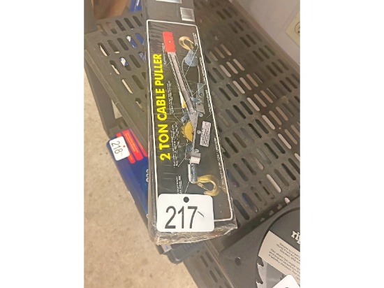 New 2 Ton Cable Puller