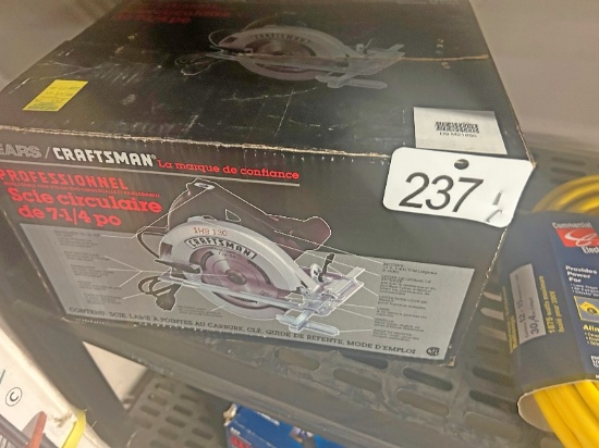 New Craftsman 7-1/4" Circular Saw