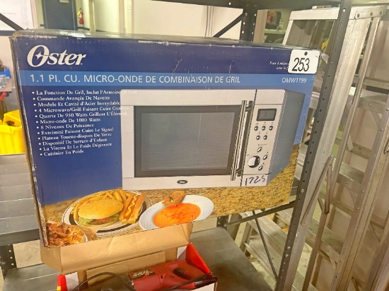 New Oster Stainless Steel Microwave