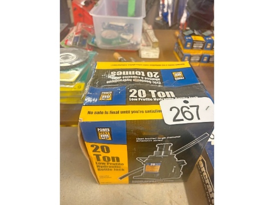 New 20 Ton Low Profile Bottle Jack